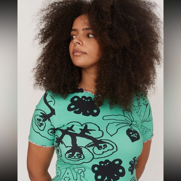 Lazy Oaf “Creatures Mini Dress” UK size L, NWT - Picture 7 of 7